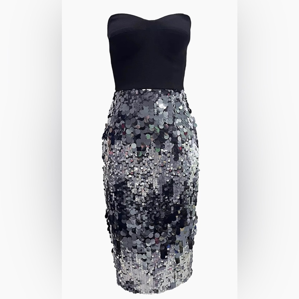 Dress the population sequin dress